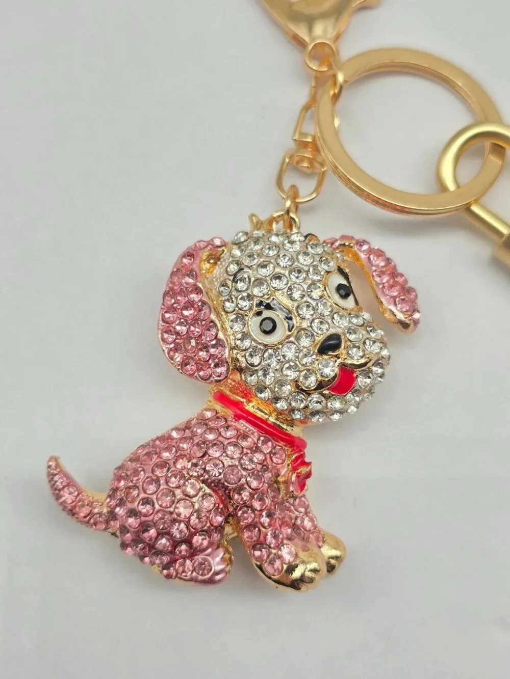 Authentic Louis Vuitton Gold Lock 🔒 Unbranded Dog Keychain Bag Charm LV
